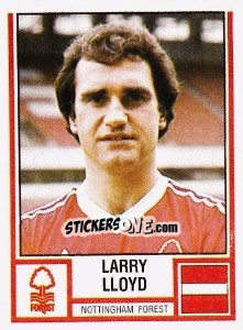 Cromo Larry Lloyd - UK Football 1980-1981 - Panini