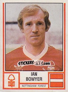 Sticker Ian Bowyer - UK Football 1980-1981 - Panini