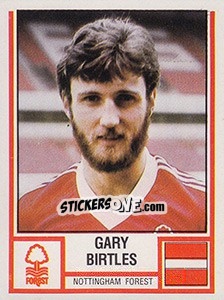 Figurina Gary Birtles - UK Football 1980-1981 - Panini