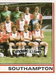 Cromo Team Photo (puzzle 2) - UK Football 1980-1981 - Panini