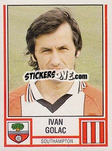 Sticker Ivan Golac - UK Football 1980-1981 - Panini