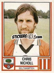 Sticker Chris Nicholl - UK Football 1980-1981 - Panini