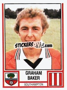 Sticker Graham Baker - UK Football 1980-1981 - Panini