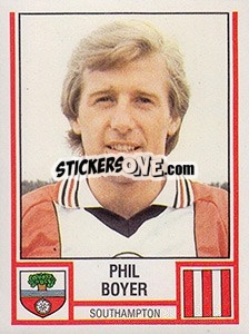 Sticker Phil Boyer - UK Football 1980-1981 - Panini