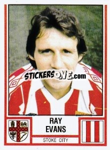 Cromo Ray Evans - UK Football 1980-1981 - Panini