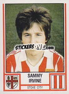 Cromo Sammy Irvine - UK Football 1980-1981 - Panini