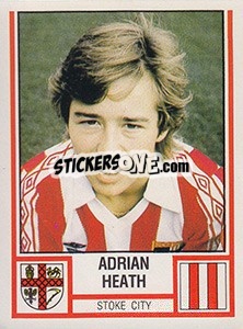 Figurina Adrian Heath - UK Football 1980-1981 - Panini