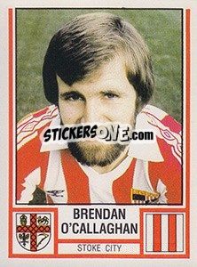 Figurina Brendan O'Callaghan - UK Football 1980-1981 - Panini