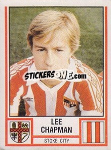 Cromo Lee Chapman - UK Football 1980-1981 - Panini
