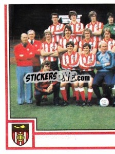 Sticker Team Photo (puzzle 1) - UK Football 1980-1981 - Panini