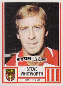 Cromo Steve Whitworth - UK Football 1980-1981 - Panini