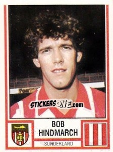 Cromo Bob Hindmarch - UK Football 1980-1981 - Panini