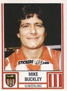 Cromo Mike Buckley - UK Football 1980-1981 - Panini