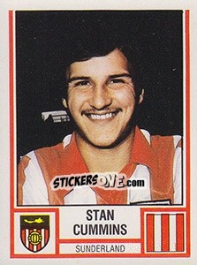 Figurina Stan Cummins - UK Football 1980-1981 - Panini