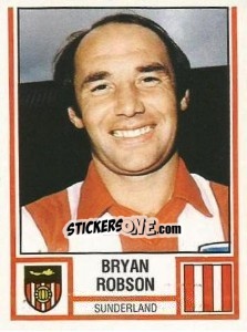 Figurina Bryan Robson - UK Football 1980-1981 - Panini