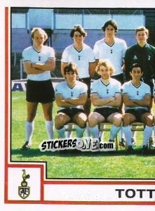 Sticker Team Photo (puzzle 1) - UK Football 1980-1981 - Panini