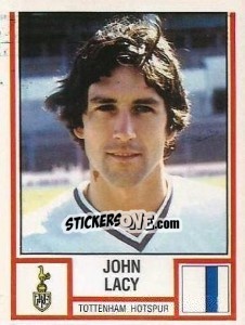 Cromo John Lacy - UK Football 1980-1981 - Panini