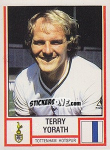 Figurina Terry Yorath - UK Football 1980-1981 - Panini