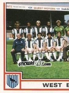 Sticker Team Photo (puzzle 1) - UK Football 1980-1981 - Panini