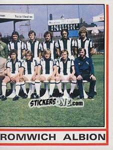 Sticker Team Photo (puzzle 2) - UK Football 1980-1981 - Panini