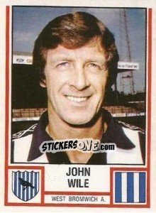 Sticker John Wile - UK Football 1980-1981 - Panini