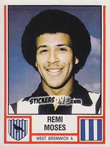 Figurina Remi Moses - UK Football 1980-1981 - Panini