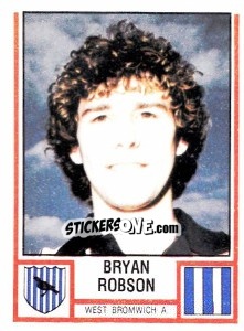 Sticker Bryan Robson - UK Football 1980-1981 n. 335 - Panini