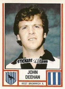 Figurina John Deehan - UK Football 1980-1981 - Panini