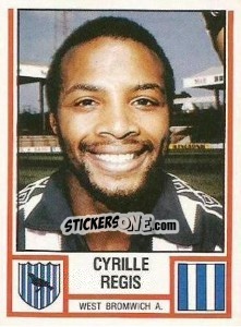 Cromo Cyrille Regis - UK Football 1980-1981 - Panini