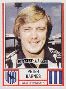 Sticker Peter Barnes - UK Football 1980-1981 - Panini