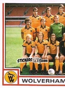 Sticker Team Photo (puzzle 1) - UK Football 1980-1981 - Panini