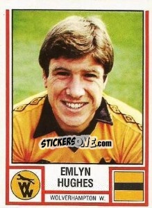 Cromo Emlyn Hughes - UK Football 1980-1981 - Panini