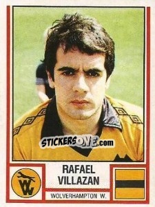 Cromo Rafael Villazan - UK Football 1980-1981 - Panini