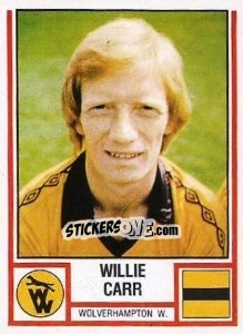 Sticker Willie Carr - UK Football 1980-1981 - Panini