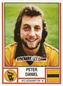 Sticker Peter Daniel - UK Football 1980-1981 - Panini