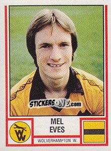 Cromo Mel Eves - UK Football 1980-1981 - Panini
