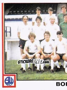 Sticker Team Photo (puzzle 1) - UK Football 1980-1981 - Panini