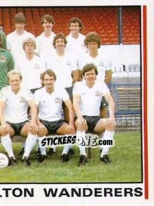 Sticker Team Photo (puzzle 2) - UK Football 1980-1981 - Panini