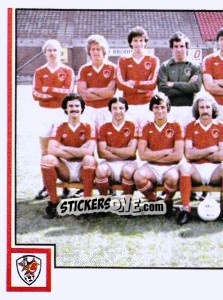 Sticker Team Photo (puzzle 1) - UK Football 1980-1981 - Panini