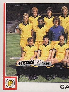 Sticker Team Photo (puzzle 1) - UK Football 1980-1981 - Panini