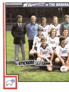 Sticker Team Photo (puzzle 1) - UK Football 1980-1981 - Panini