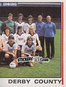 Sticker Team Photo (puzzle 2) - UK Football 1980-1981 - Panini