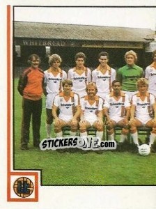 Sticker Team Photo (puzzle 1) - UK Football 1980-1981 - Panini