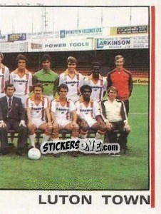Sticker Team Photo (puzzle 2) - UK Football 1980-1981 - Panini