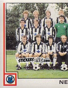 Sticker Team Photo (puzzle 1) - UK Football 1980-1981 - Panini