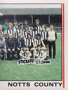 Sticker Team Photo (puzzle 2) - UK Football 1980-1981 - Panini