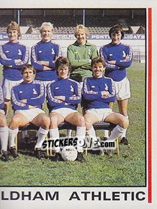 Sticker Team Photo (puzzle 2) - UK Football 1980-1981 - Panini