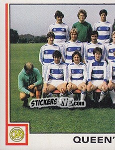 Sticker Team Photo (puzzle 1) - UK Football 1980-1981 - Panini