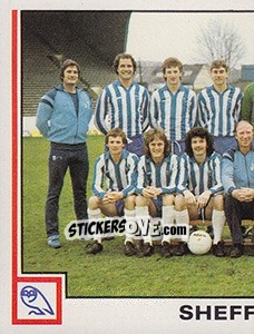 Sticker Team Photo (puzzle 1) - UK Football 1980-1981 - Panini