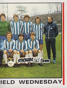 Cromo Team Photo (puzzle 2) - UK Football 1980-1981 - Panini